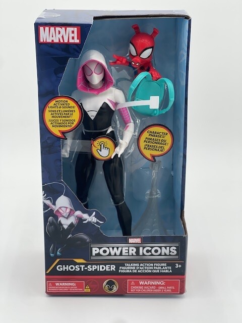Disney Marvel Power Icons Ghost Spider Action Figure New in