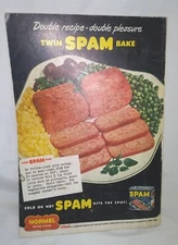 AD FOR SPAM National Geographic Oct 1949 Quebec,  Nomads of North, Freedom Train