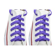 2 Pairs Flat 27",36",45",54",63" Athletic Sports Sneaker Purple Shoelace Strings