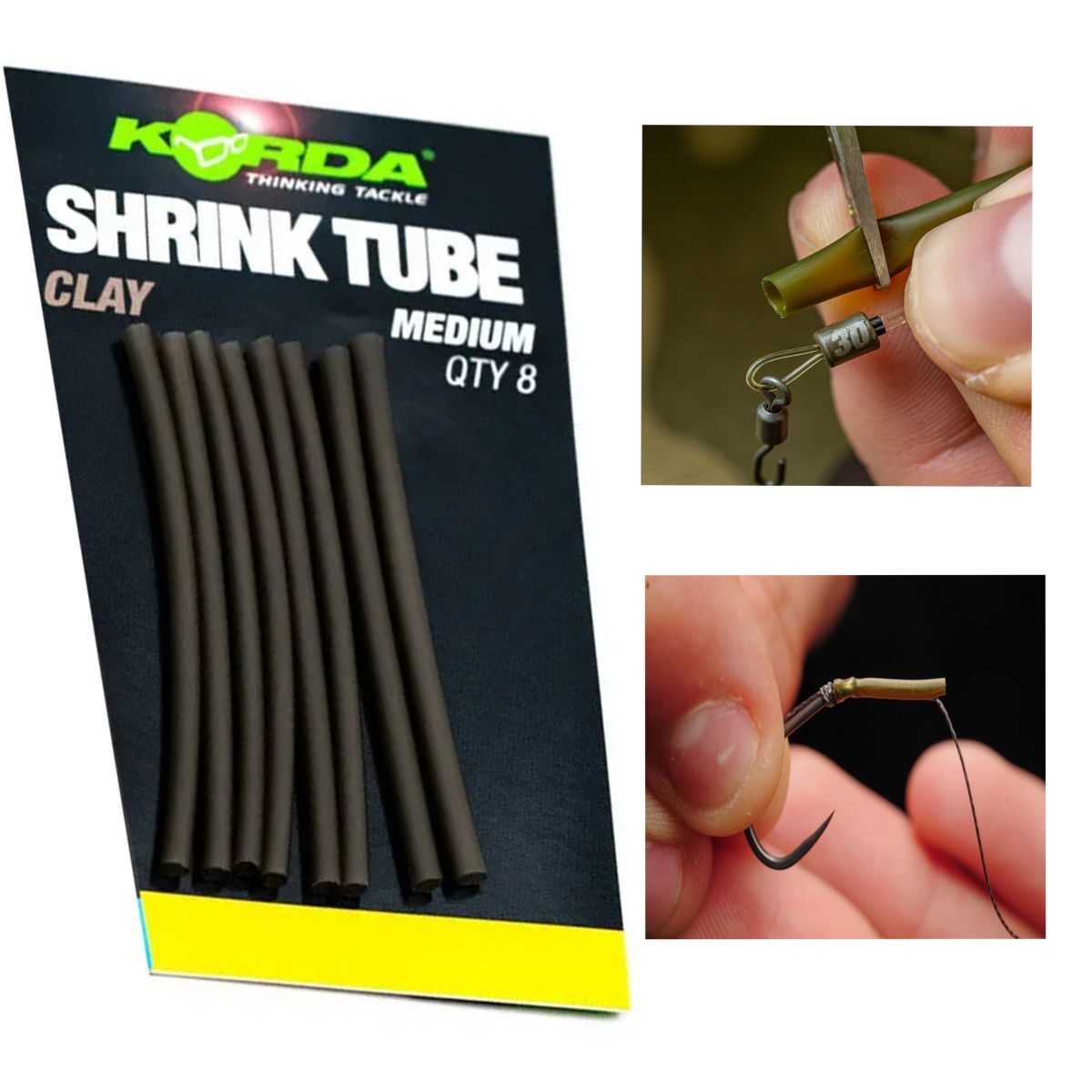 Korda Shrink Tube Clay Medium 1.6mm Carp Fishing Rig Material Kicker Effect
