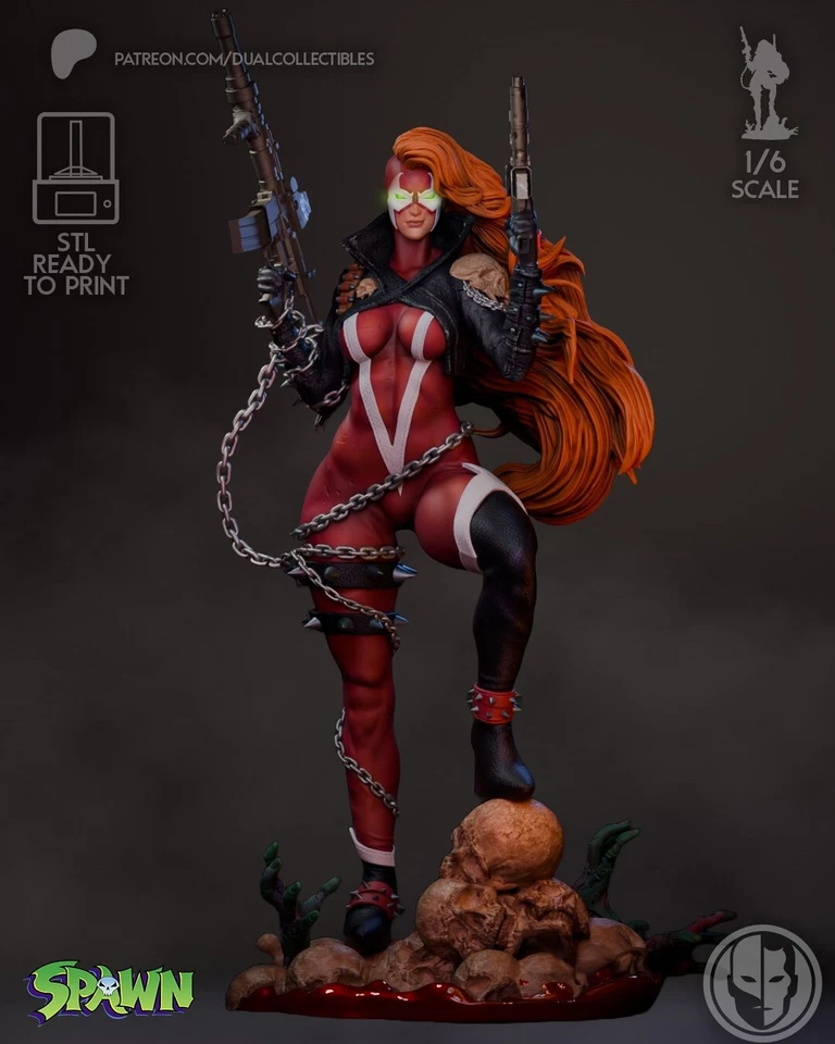 She Spawn Statue Sexy She Spawn Figure Pre-Order - Bild 2 von 4