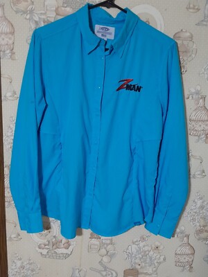 Z-Man By AFTCO Women's Long Sleeve Vented Snap Button Up