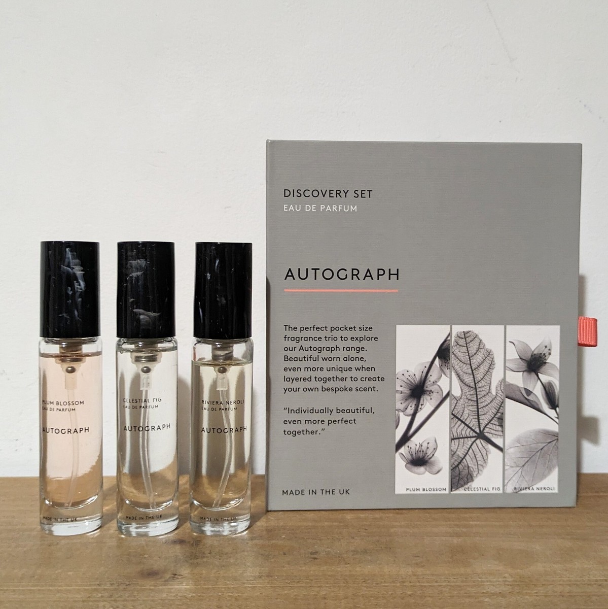 M&S Discovery Set Autograph Perfume Celestial Fig Riviera Plum