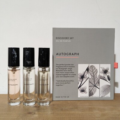 M&S Discovery Set Autograph Perfume Celestial Fig Riviera Plum