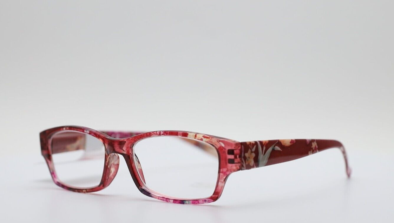 Peepers Daisy Rectangle Floral Design Womens Reading Glasses +2.00 eBay