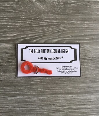 Bauchnabel Reinigungsbürste für meinen Valentinstag, Neuheit Geschenk, Witzgeschenk, lustiges Geschenk,