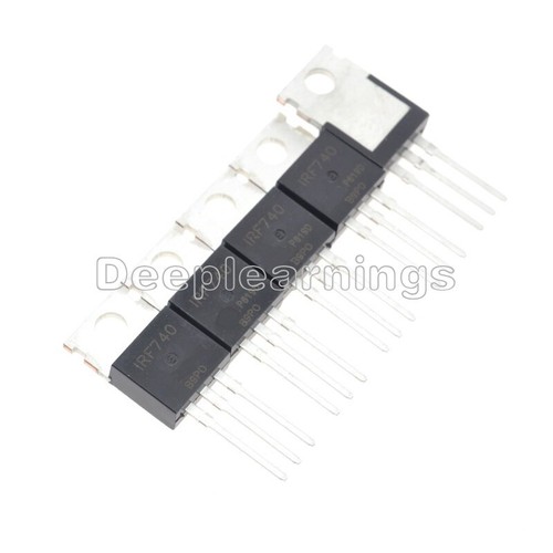 10pcs IRF740 IRF740PBF MOSFET N-Chan 400V 10 Amp TO-220 original new - Picture 2 of 4