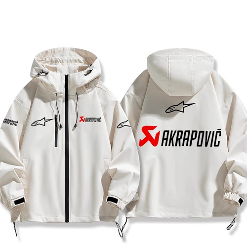 Auspuffrohr Akrapovic Sportanzug Zipper Kapuzenjacke Trainingsanzug Sweatshirt - Bild 16 von 16