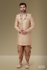 Indian Mens Wedding Designer Bollywood Wear Embroidered Sherwani Dress India