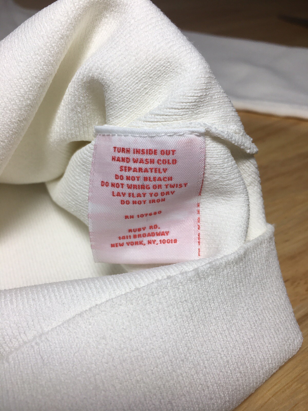 Ruby Rd White Beaded / Button Style Neck And Slee… - image 8