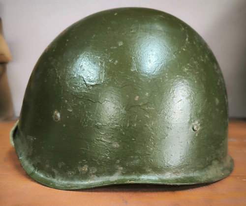 Elmetto Acciaio SSh 40 WWII Militare Russo Esercito Sovietico RKKA WW2 - Foto 6 di 18
