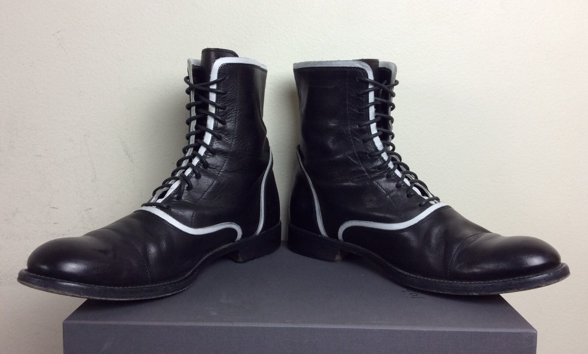 John varvatos freeman scored leather boot size 8 F4222W25-Y2392-205-A main image 2