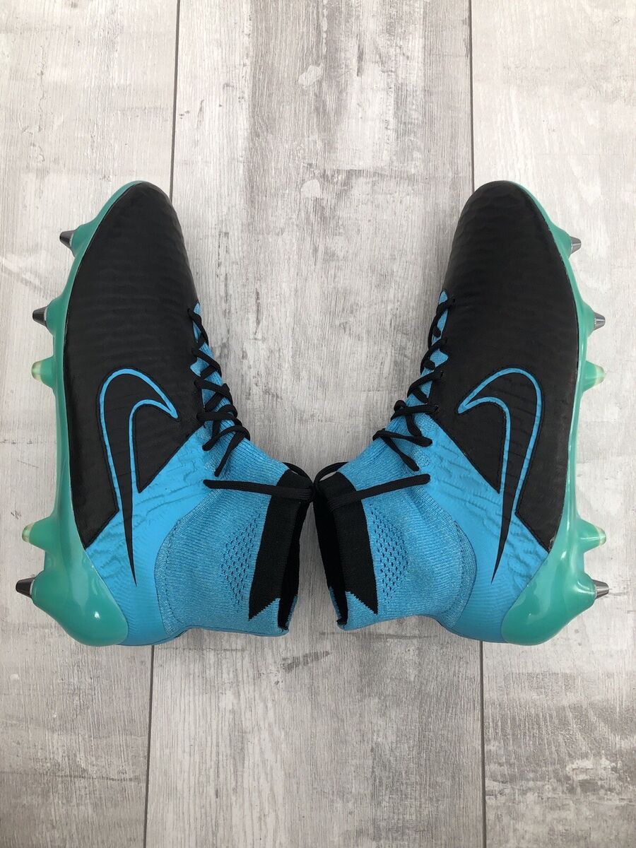 Nike Magista Obra SG ACC Blue Black Leather US7 UK6 EUR40 Nike Magista Obra SG ACC Blue Black Leather US7 UK6 EUR40