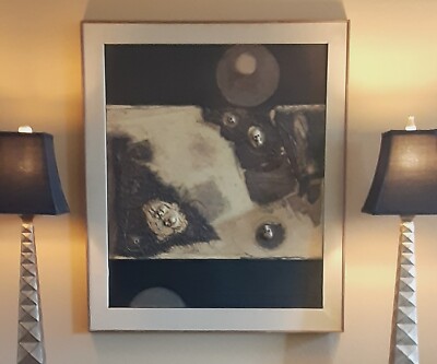 ORIGINAL PAINTING ON CANVAS ''UNIQUE'' = SIGNED & DATED (1964) = $5,900.00