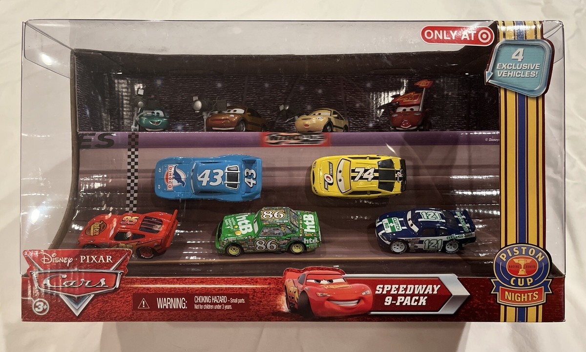 Disney Pixar Cars Speedway 9-Pack 2010 Target Exclusive New