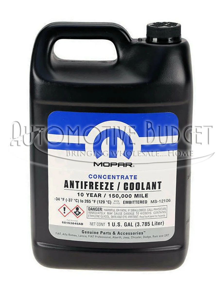 20122024 Mopar Coolant Antifreeze, US 68163849AB Mopar, 58 OFF