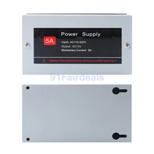 Door Access 12V 5A Power Supply for Entry Exit Control System Electric Lock 