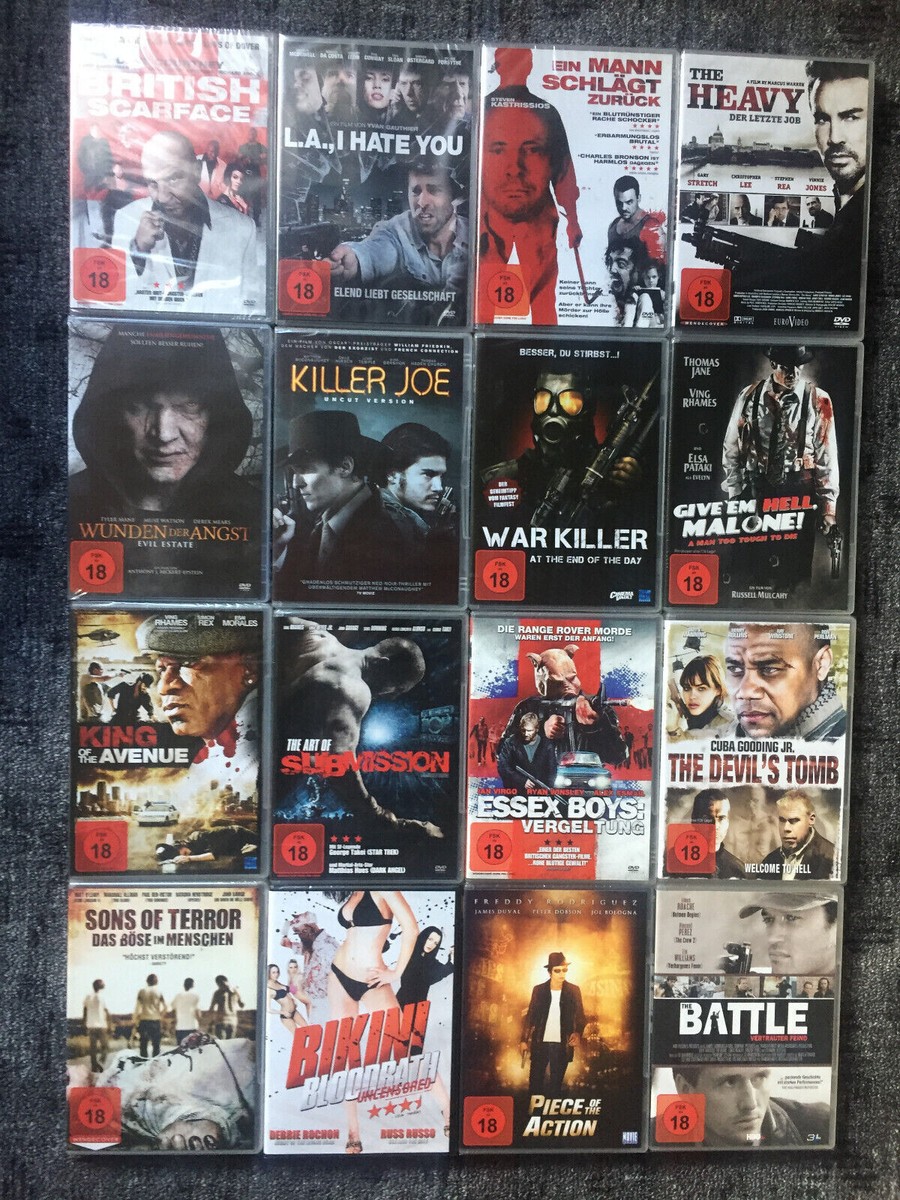 ACTION THRILLER CRIME DVD BUNDLE 16 DISCS SET NEW