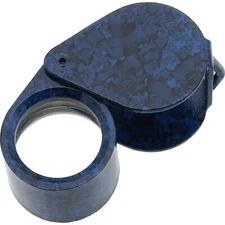 10X Blue Eye Loupe 18mm Jewelers Optical Magnifying Diamond Gemstone Hand Tool