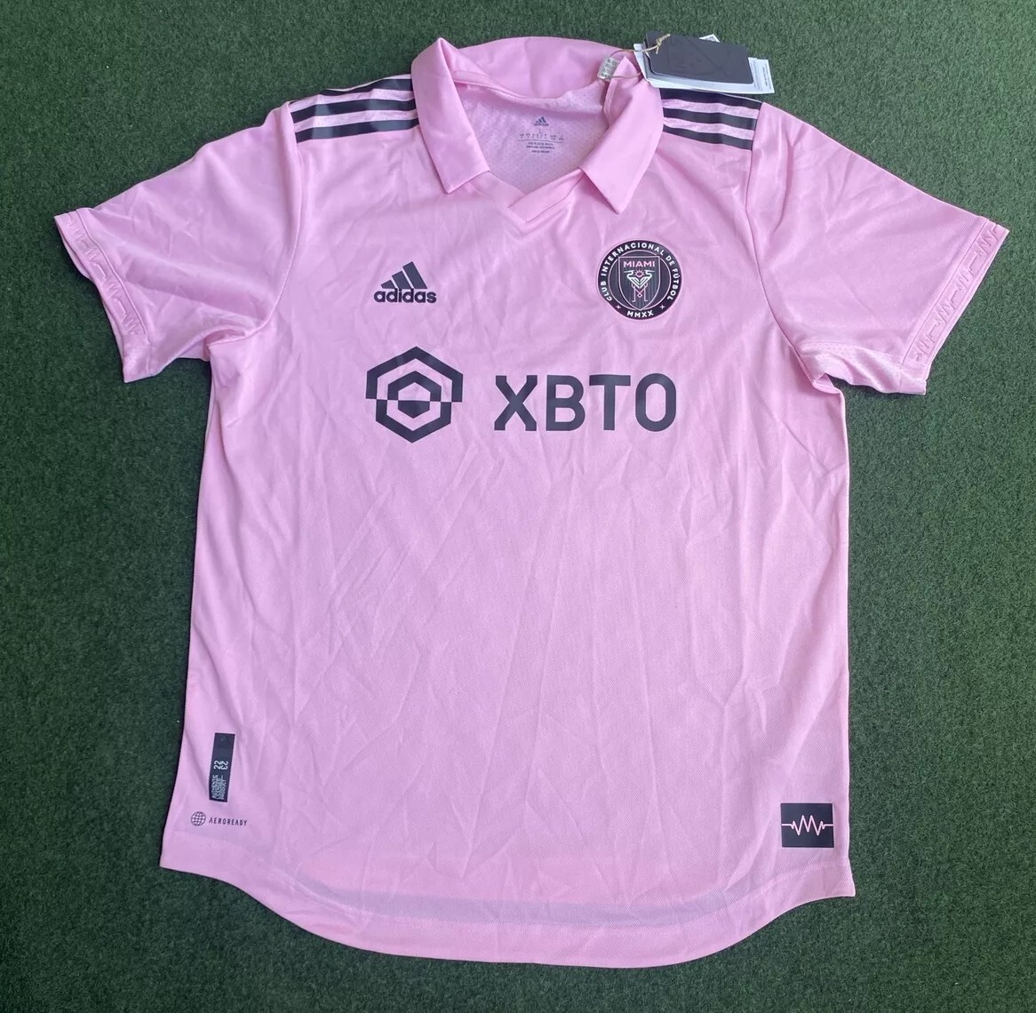Inter Miami CF adidas サッカーウェア Lサイズ Adidas Miami 3XL Authentic Heartbeat Inter CF 22/23 Home MLS