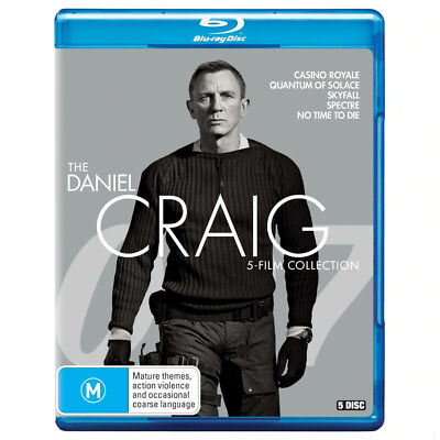 Daniel Craig 5-Film Collection (Blu-Ray, 2022) NEW