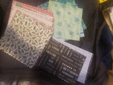 Scrapbook Paper 30 Pieces Holiday Themed 