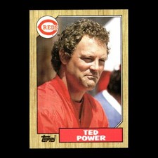 Ted Power 1987 Topps Cincinnati Reds #437 Set Break R306