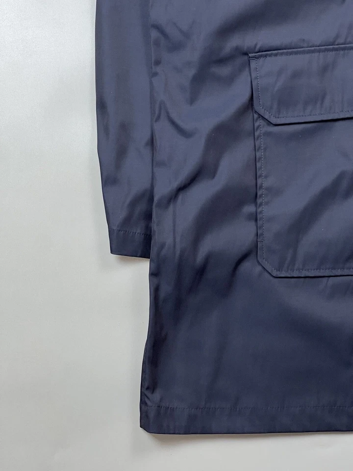 Men's A.P.C. Nylon Cotton Front Pocket Anorak Parka Size S (Y0535) - Image 2 of 4