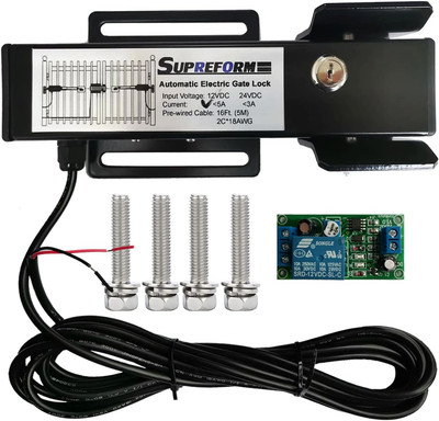 Universal 12VDC Outdoor Automatic Electric Gate Lock for Swing Gate Opener Opera