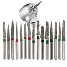 Dental Diamond Burs FG Round End Taper 856 850 Super Coarse Fine Grit High Speed