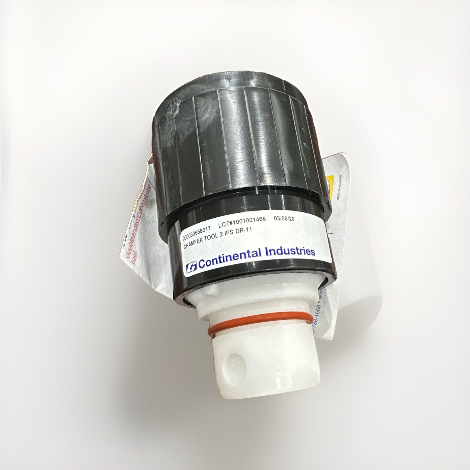 🔴Continental Industries 000033658017 2" IPS Black Chamfer Tool W/Gauge SDR-11‼️