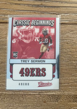 2021 Panini Classics Trey Sermon Classic Beginnings CB-TS San Francisco 49ers
