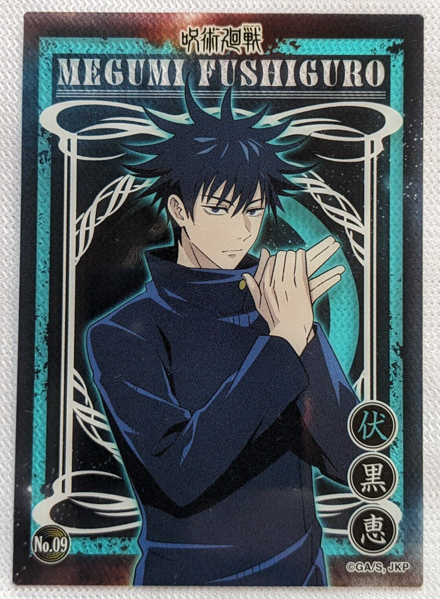 Megumi Fushiguro Jujutsu Kaisen Japanese Plastic TCG No.09 Akutami