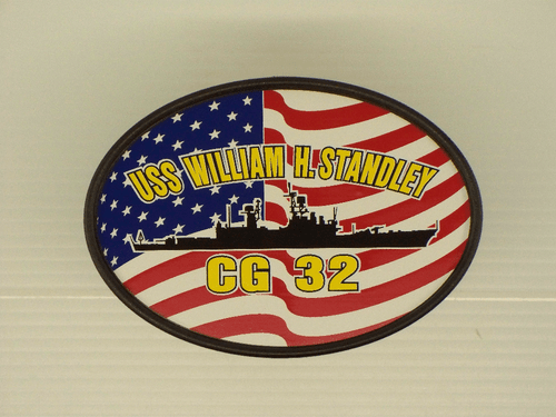 USS WILLIAM H STANDLEY CG 32 Hitch Cover Military USN U S Navy - Bild 2 von 4