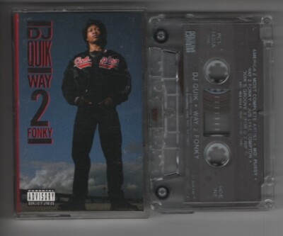 DJ QUIK Way 2 Fonky (Cassette Tape 1992) Profile Records PCT-1430A FREE SHIP
