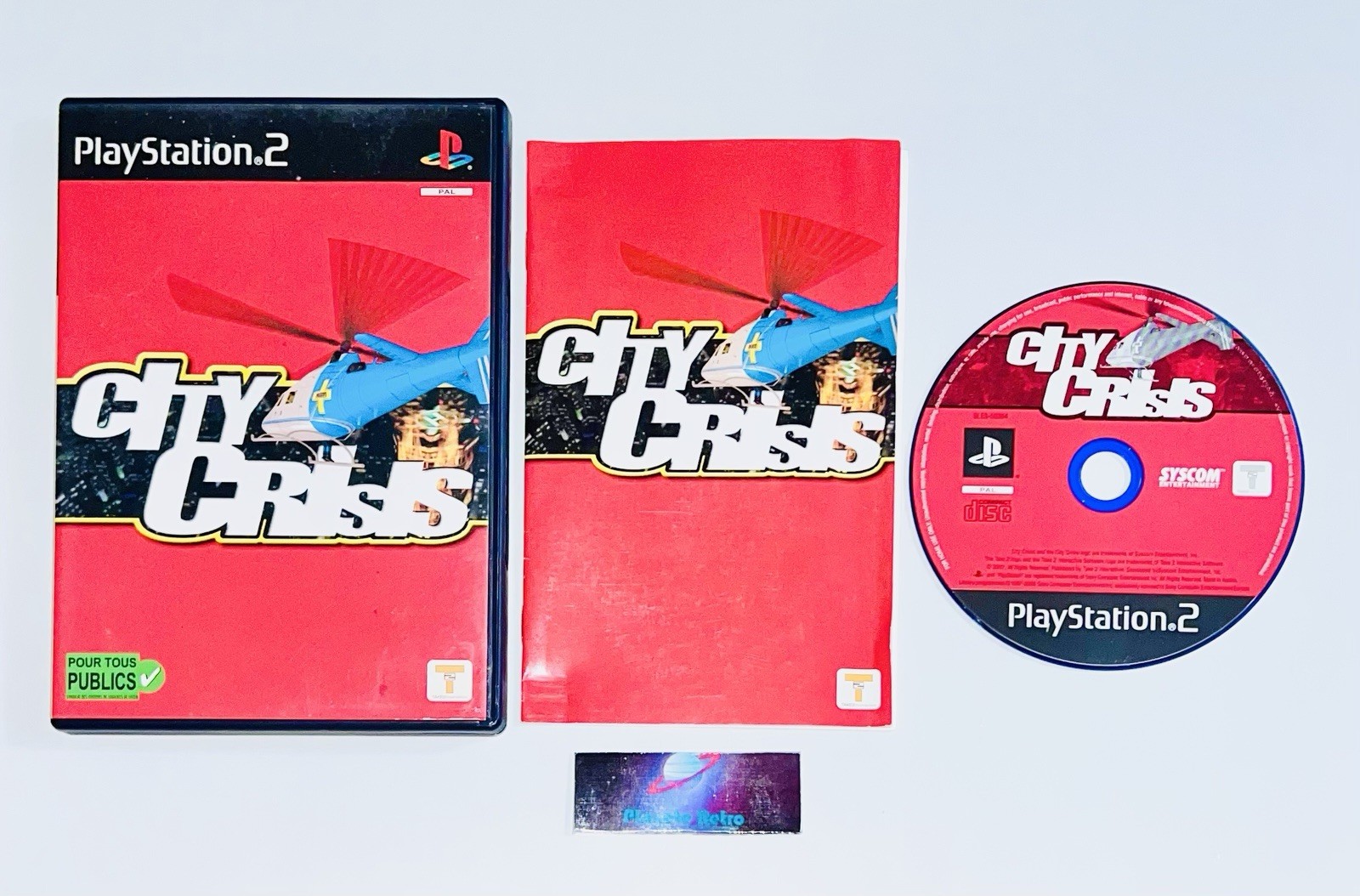 City Crisis - Jeu PS2 Complet Version Française Sony