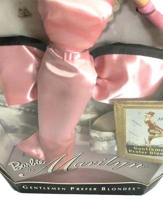 marilyn monroe barbie pink dress Barbie Doll as Marilyn in the Pink Dress from Gentlemen Prefer Blondes