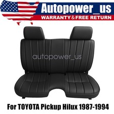 For Toyota Pickup 1987 1988 1989 1990 1991 1992 1993 1994 Bench Seat Covers Blk