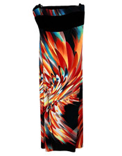 Kaleidoscope Strapless Maxi Dress Women’s UK Size 16 Stretch Multicolour