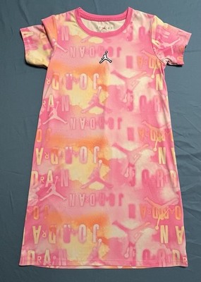 JORDAN Essentials Big Girl's Pinksicle Jumpman Dress M Medium (12-13) Pink