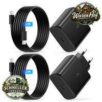 USB C LadegeräT 45W 2Pack Mit 2M Ladekabel SchnellladegeräT FüR Samsung Iphone