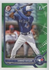 2022 Bowman Prospects Green Border 44/99 Samad Taylor #BP-92 0a17