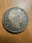 1894 Barber Silver Quarter Dollar 90% Silver US Coin Original Circulated
