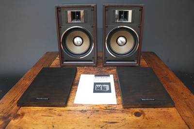 Technics SB-F44 Speakers 2-way Bookshelf MIDI HiFi Excellent 1980s