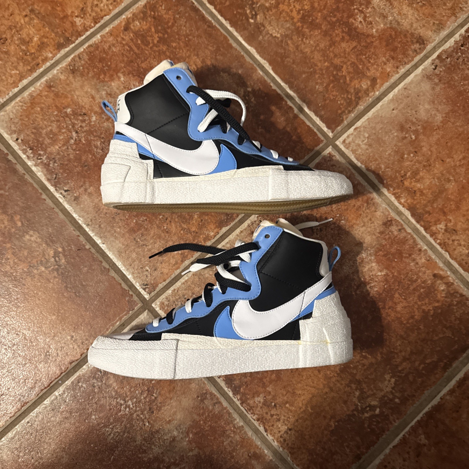 SACAI X NIKE Taglia 11 5 Blazer Nike sacai x Mid Nero Blu
