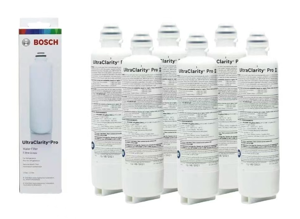 6-Pack Bosch BORPLFTR50 Ultra Clarity Pro Water Filter – US Ship White