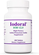 Optimox, Iodoral, 12.5 mg, 180 Tablets