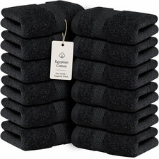 6x-60x  FACE CLOTHS TOWELS 100% EGYPTIAN COTTON SOFT FLANNELS HAND WASH CLOTHS