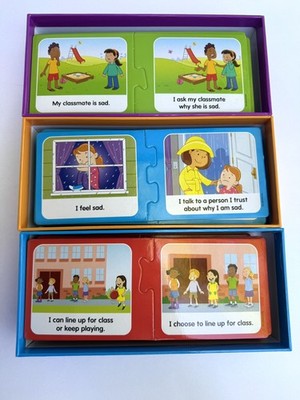 Lakeshore Learning Social Emotional Match Ups Complete Set K-2 Puzzle Matching
