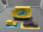 3 Vintage Hot Wheels from 1999 Playsets, VW Bug, '57 Chevy, '32 Vicky
